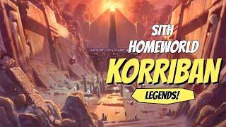 Star Wars Planet KORRIBAN Home World Of The SITH | Star Wars Explained