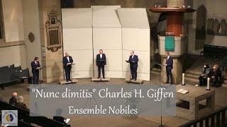 "Nunc dimitis" Charles H. Giffen | Ensemble Nobiles