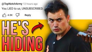 4 Million Sub YouTuber is Hiding After Being Exposed For Faking His Pranks | Top Notch Idiots