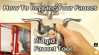 How To Replace Your Faucet - Ridgid Sink Installer Multitool
