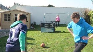 GARDEN FOOTBALL CHALLENGES!!