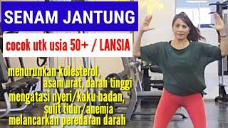 SENAM JANTUNG mnurunkan kolesterol, asam urat,darah tinggi,anemia #senamjantung #senamlansia