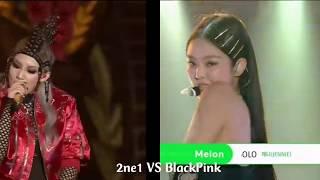 BlackPink VS 2NE1 Live Performances @ MAMA  #Blackpink #2ne1