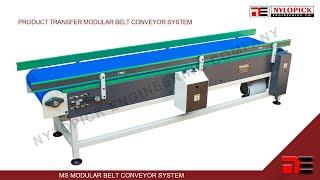 MS Modular Belt Conveyor System | Nylopick Engineering Company | Product Transfer Conveyor System