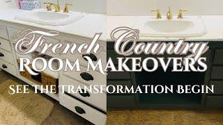 FRENCH COUNTRY MAKEOVER! TRANSFORMATION BEGINS - LUXE & ELEGANT HOME