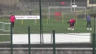 Athletic Bilbao GK training March 29 2013