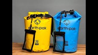 Earth Pak 20L Waterproof Dry Bag for Kayaking Camping Boating