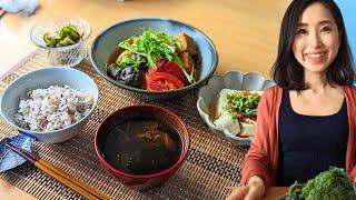 JAPANESE HEALTHY DINNER RECIPESAnyone can make! VEGAN SUKIYAKI as a main dish