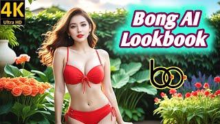 [4K] AI Lookbook girl, #lookbook #ai #beauty , Park Vibes