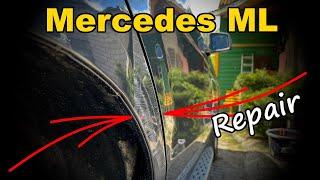 Mercedes ML. A little repair work. Небольшой ремонт.