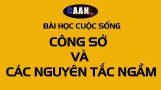 BÀI HỌC CUỘC SỐNG--CÁC NGUYÊN TẮC NGẦM TRONG CÔNG SỞ