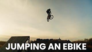 Crazy 30ft Jump on an eBike -  Monte Capro Ultra | Biktrix Electric Bikes