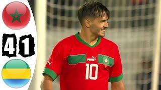 Morocco vs Gabon 4-1 - All Goals & Highlights - 2024