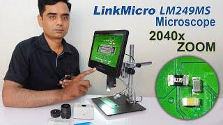LINKMICRO LM249MS Digital Microscope for Electronic and Mobile Phone Repairing