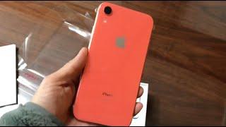 정품 아이폰XR 코랄 언박싱 iPhone XR Coral unboxing