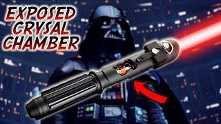 Darth Vader's Exposed Kyber Crystal Neopixel Lightsaber! (Artsabers)