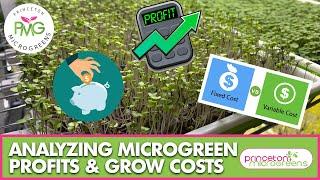 Analyzing Microgreen Profits & Grow Costs