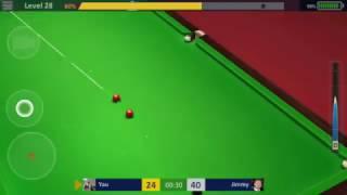 Snooker Stars Level 28: 40 pts in 53.53028 sec!