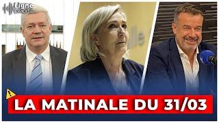 Marine Le Pen face aux juges, actes anti-français et hiver démographique - La matinale du 31 mars