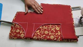 Designer Blouse Design Cutting And Stitching Back Neck Blouse Designs | Blouse Ki Design