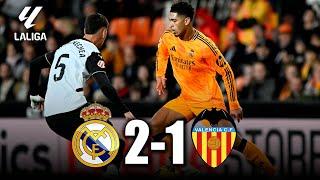 REAL MADRID vs VALENCIA 2-1 | GOLES y RESUMEN del PARTIDO | LA LIGA