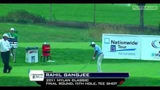Rahil Gangjee aces par 4 #15 at the 2011 Mylan Classic