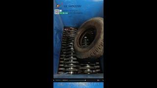 Tire Shredder | Shredder Machine |how to recycle tires | tire recycle