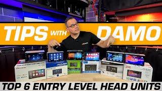 TOP 6 ENTRY LEVEL APPLE CARPLAY & ANDROID AUTO HEAD UNITS OF 2024 | Beginners Buying Guide!