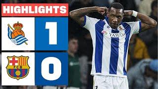 REAL SOCIEDAD 1 - 0 FC BARCELONA I HIGHLIGHTS LALIGA EA SPORTS