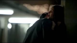 Damon and Elena's second kiss! the vampire diaries