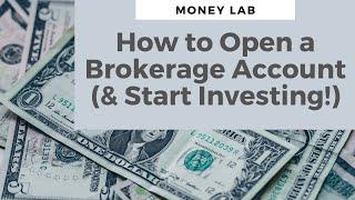 How to Open a Brokerage Account and Buy Stocks!