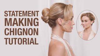 Quick and Easy Chignon Bun Hair Updo Tutorial | Upstyling Education | Kenra Professional