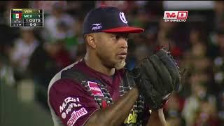 NESTOR MOLINA, PITCHER VENEZUELA VS MEXICO SC 04 FEBRERO 2018