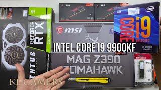 intel Core i9 9900KF msi MAG Z390 TOMAHAWK XLR8 RTX 2070 Super Liquid Cooling Build