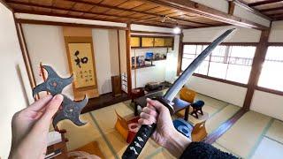 A Night in a Traditional Japanese Ninja House 