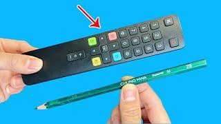 Fix Your Remote with Just a PencilHack リモコンが壊れたら？鉛筆で簡単修理！遥控器坏了？用铅笔轻松修好！ 리모컨이 고장 났어요 ? 연필로 간단히 수리하기