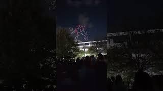 Drone show at Cincinnati WEBN Riverfest Fireworks