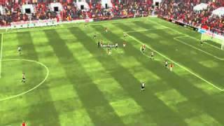 Arsenal vs Man Utd - Fabregas Goal 42 minutes