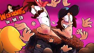 I AM LIVING IN A NIGHTMARE! (Worms W.M.D. w/ Friends!)