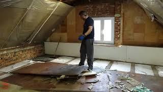 Timelapse rekonstrukce podkroví / reconstruction of the attic part 1.