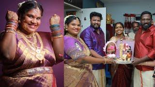 Indraja robo Shankar 5th month valaikappu #babyshower #indraja #loveroboshankar