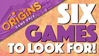 6 Games To Look For at ORIGINS 2024!