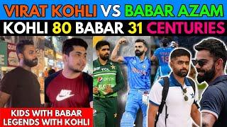 VIRAT KOHLI VS BABAR AZAM| WHO HAS THE BEST COVER DRIVE??| PUBLIC REACTION 