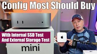 Best M4 Mac Mini Configuration For Most - Speed Tests on Internal SSD and External Storage