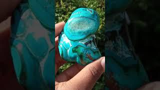 N341 shattuckite chrysocolla malachite - Congo