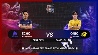 [Game - 3] ECHO vs ONIC MSC 2023