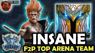 Unkillable Wukong Defence That Destroys Narses In Top Platinum Arena!! I Raid Shadow Legends