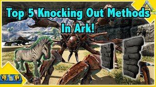 TOP 5 BEST KNOCKING OUT METHODS In Ark Survival Evolved!