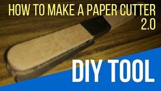 How To Make Paper Cutter at Home - DIY | DIY Paper Cutter From Blade