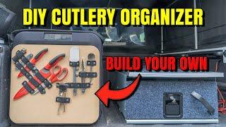 DIY Cutlery Organizer for Overland Travel